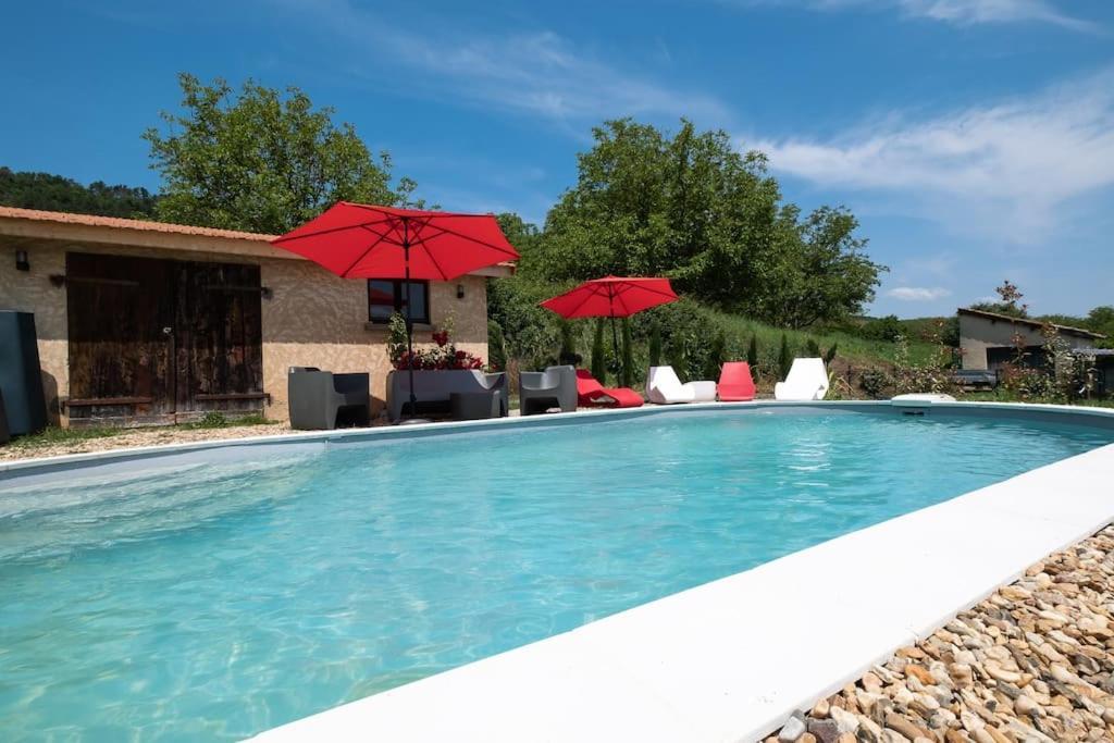 Combe Jolie Clim, Piscine & Jacuzzi Villa Saint-Vincent-de-Cosse Ngoại thất bức ảnh
