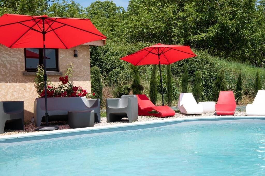 Combe Jolie Clim, Piscine & Jacuzzi Villa Saint-Vincent-de-Cosse Ngoại thất bức ảnh